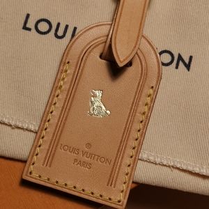 Authentic Louis Vuitton Small Luggage Tag